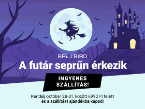 A futár seprűn érkezik – Ingyenes szállítás